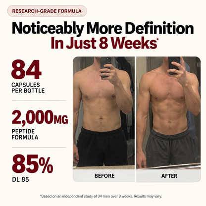 Muscle Peptide 185 Supplements Build Lean Muscle 3X Faster
